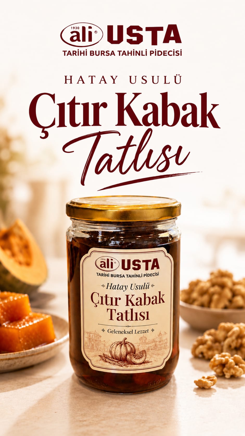 Çıtır Kabak Tatlısı Hatay Usulü